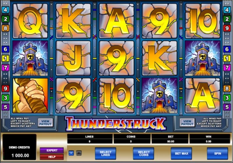 A review of the online thunderstruck slot from gambling creator Microgaming