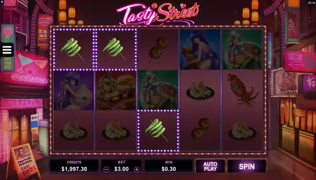 Tema della slot Tasty Street