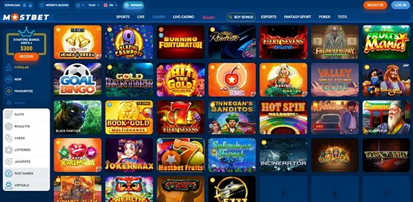 Descripción de Mostbet Casino