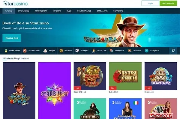 Starcasino games